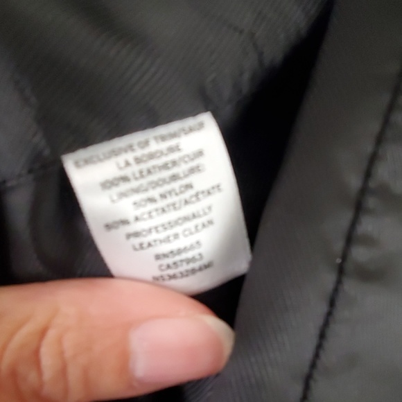 Nordstrom Signature leather jacket - Picture 6 of 6